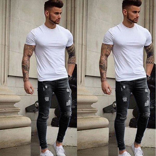 men's jeans stretchy biker skinny destroyed taped slim fit denim pencil pants ripped for male light blue s-xxxl
men's jeans stretchy biker skinny destroyed taped slim fit denim pencil pants ripped for male light blue s-xxxl