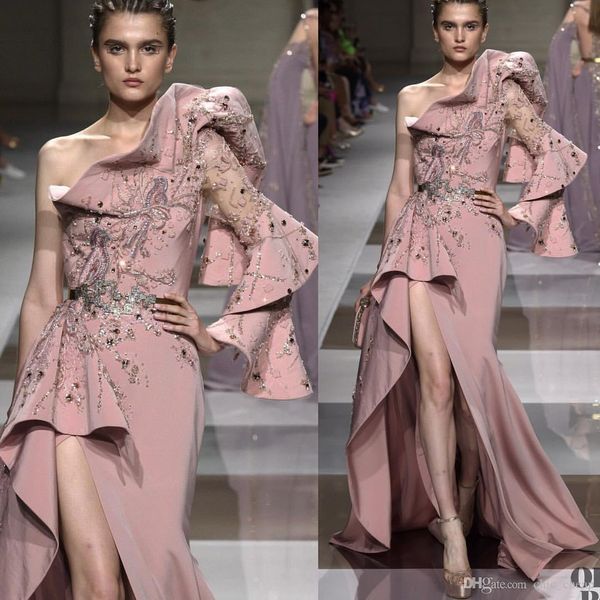 aso ebi arabic pink evening dresses mermaid one shoulder beaded crystals prom dresses formal party second reception gowns dress, Black;red
aso ebi arabic pink evening dresses mermaid one shoulder beaded crystals prom dresses formal party second reception gowns dress, Black;red
