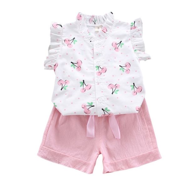 new kids girls clothing sets summer new style baby girls clothes short sleeve t-shirt+shorts pants 2pcs children clothes suits, White
new kids girls clothing sets summer new style baby girls clothes short sleeve t-shirt+shorts pants 2pcs children clothes suits, White