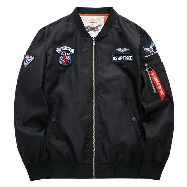 spring and autumn bomber jacket men pilot ma1 man coat hombre jaqueta flight air force baseball army green kanye west jacket new, Black;brown
spring and autumn bomber jacket men pilot ma1 man coat hombre jaqueta flight air force baseball army green kanye west jacket new, Black;brown