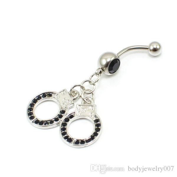 d0018-4 ( 3 colors ) handcuffs style navel belly ring 20 pcs clear color stone drop shipping body jewelry piercing, Silver
d0018-4 ( 3 colors ) handcuffs style navel belly ring 20 pcs clear color stone drop shipping body jewelry piercing, Silver
