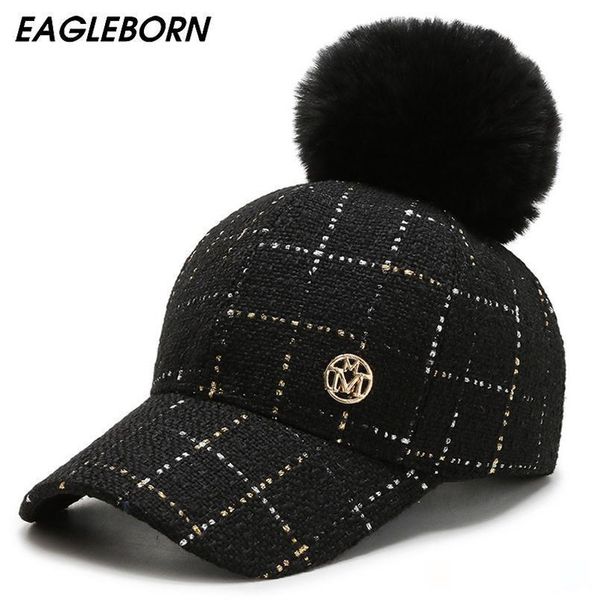 2019 new women pom pom cap baseball hat plaid hat hair ball cap for women fashion hipster luxury snapback hats baseball caps, Blue;gray
2019 new women pom pom cap baseball hat plaid hat hair ball cap for women fashion hipster luxury snapback hats baseball caps, Blue;gray