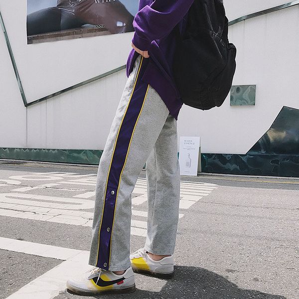 2019 spring and summer japanese korean trend casual couple solid color loose youth men's sweatpants hip hop streetwear, Black
2019 spring and summer japanese korean trend casual couple solid color loose youth men's sweatpants hip hop streetwear, Black