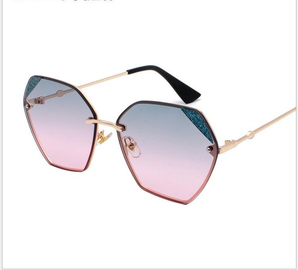 new polygon frameless trimming sunglasses female square big frame metal gradient sunglasses irregular, White;black
new polygon frameless trimming sunglasses female square big frame metal gradient sunglasses irregular, White;black