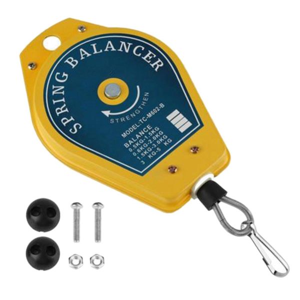 yellow ergonomic retractable tool hanging holder 0.5-1.5kg spring balancer for hydraulic equipment
yellow ergonomic retractable tool hanging holder 0.5-1.5kg spring balancer for hydraulic equipment