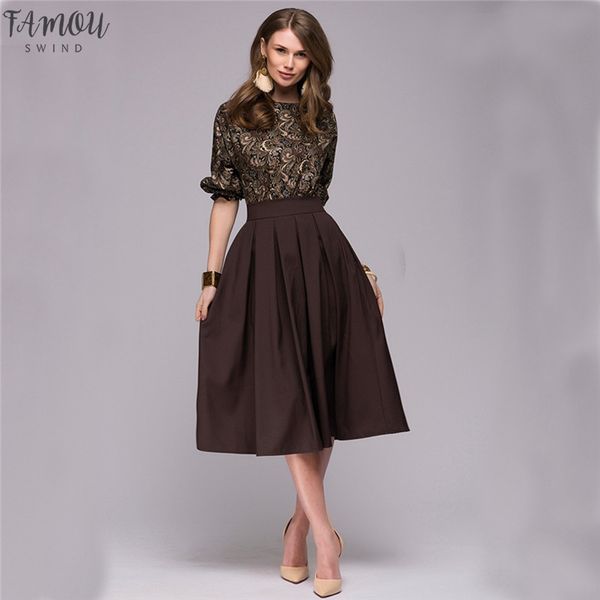 2020 spring new bohemian fashion women's print dress fake two-piece casual o collar elegant dance mid-calf dress vestidos, Black;gray
2020 spring new bohemian fashion women's print dress fake two-piece casual o collar elegant dance mid-calf dress vestidos, Black;gray