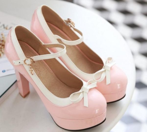2020 spring and autumn with new style fashion high heel coarse heel round head bowknot waterproof table women's shoes @mqwbh402, Black
2020 spring and autumn with new style fashion high heel coarse heel round head bowknot waterproof table women's shoes @mqwbh402, Black