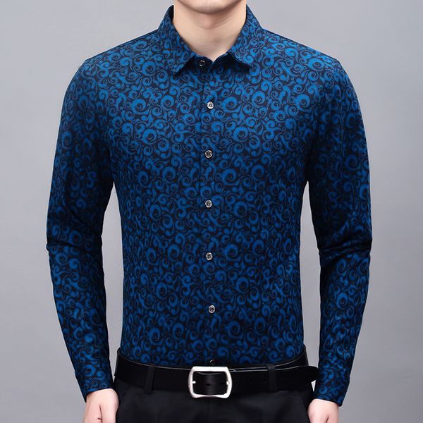 mens silk shirts royal blue business burgundy fashion dress shirts mens flowers office dress 2019 fall, White;black
mens silk shirts royal blue business burgundy fashion dress shirts mens flowers office dress 2019 fall, White;black