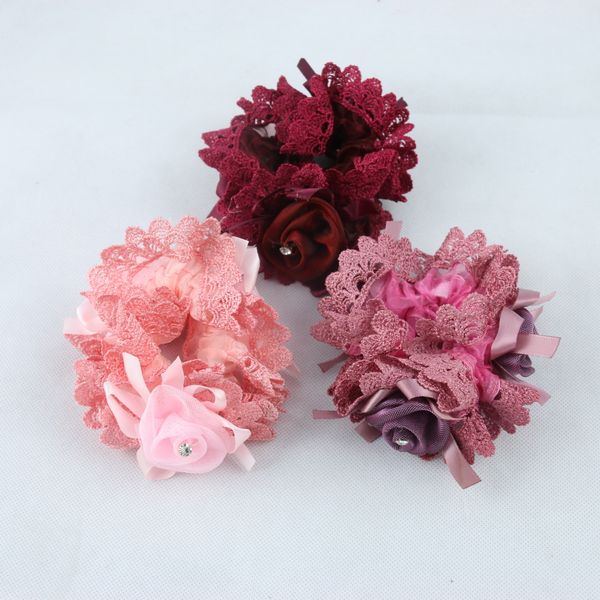 pony tails holder cloth craft organza chiffon hair accessaries rope lace flower hair ring elastic bands, Golden;silver
pony tails holder cloth craft organza chiffon hair accessaries rope lace flower hair ring elastic bands, Golden;silver