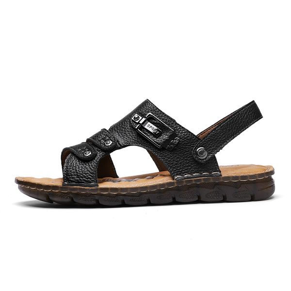 sandals 2021 rubber sandalen de verano heren sandalias para cuero sandalsslippers genuine shoes masculina couro fashion sandale homme, Black
sandals 2021 rubber sandalen de verano heren sandalias para cuero sandalsslippers genuine shoes masculina couro fashion sandale homme, Black