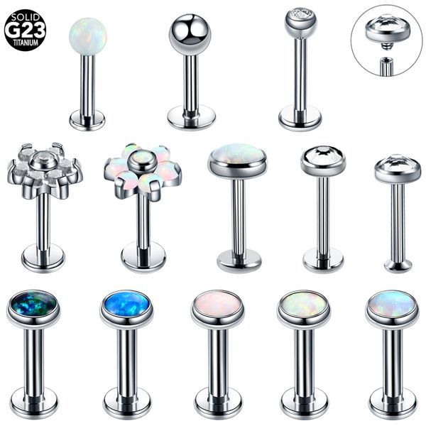 1pc titanium internal thread gem lip ring piercing labret helix tragus opal orelha cartilage piercing ear stud piercings jewelry, Slivery;golden
1pc titanium internal thread gem lip ring piercing labret helix tragus opal orelha cartilage piercing ear stud piercings jewelry, Slivery;golden
