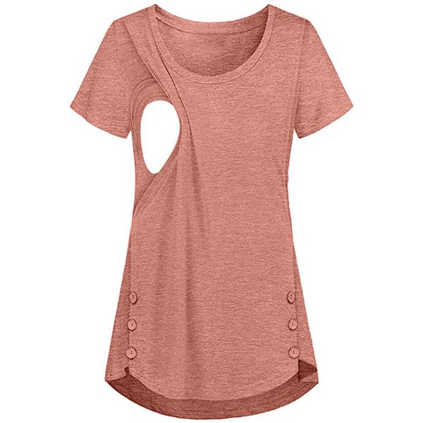 women feedding button clothing short sleeve maternity nursing pregnancy breastfeeding tees shirt clothes bluzka do karmieni, White
women feedding button clothing short sleeve maternity nursing pregnancy breastfeeding tees shirt clothes bluzka do karmieni, White
