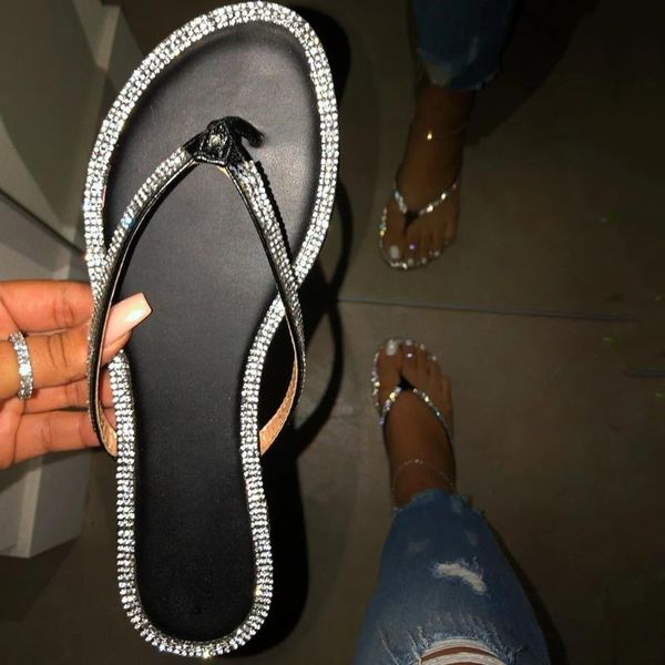women's sandals flat slippers shoes woman flip flops summer beach sliders outdoor crystal sequins roman shoes slipper #thy, Black
women's sandals flat slippers shoes woman flip flops summer beach sliders outdoor crystal sequins roman shoes slipper #thy, Black