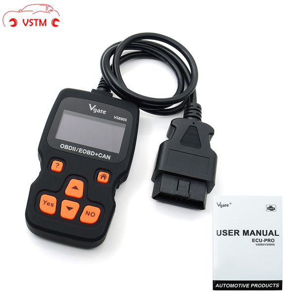 vgate vs890 / vs890s obdii obd2 diagnostic tool vs890 car code reader maxiscan vs 890 obd ii scanner multi-language
vgate vs890 / vs890s obdii obd2 diagnostic tool vs890 car code reader maxiscan vs 890 obd ii scanner multi-language