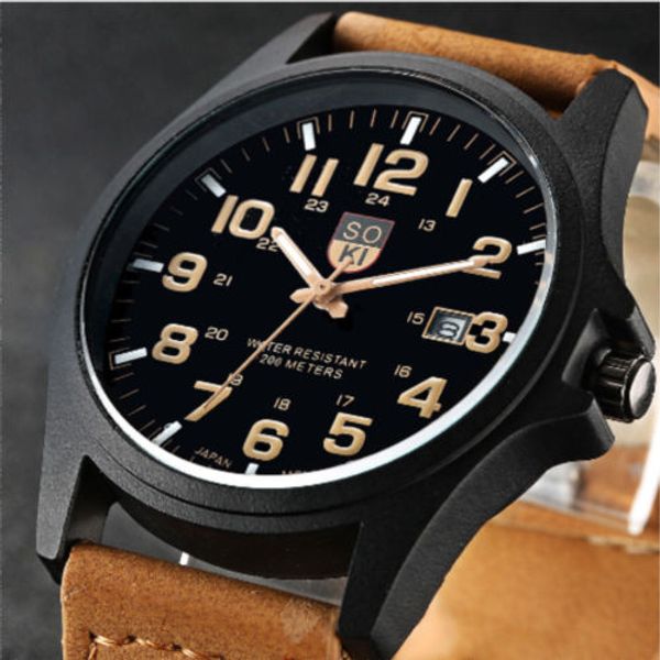 military leather waterproof date quartz analog army men's quartz wrist watches fashion watches
military leather waterproof date quartz analog army men's quartz wrist watches fashion watches