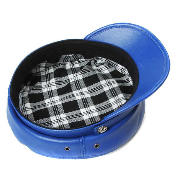2019 new navy cap female korean version of the wild tide leather flat cap spring and autumn england sheepskin retro thin beret, Blue;gray
2019 new navy cap female korean version of the wild tide leather flat cap spring and autumn england sheepskin retro thin beret, Blue;gray
