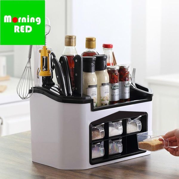new arrivals kitchen seasoning plastic box condiment storage container indispensable cooking tool dish knife and fork organizer
new arrivals kitchen seasoning plastic box condiment storage container indispensable cooking tool dish knife and fork organizer