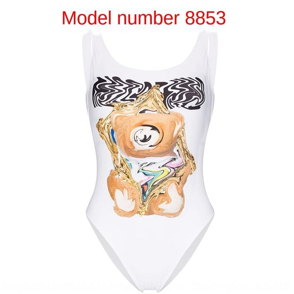 lj2qp women's conservative printing one-piece without steel ring women's conservative bikini printing one-piece swimsuit without s, White;black
lj2qp women's conservative printing one-piece without steel ring women's conservative bikini printing one-piece swimsuit without s, White;black