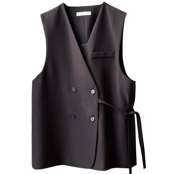 mooirue spring female vest coat slim korean blazer vest loose casual vintage feminine coat, Black;white
mooirue spring female vest coat slim korean blazer vest loose casual vintage feminine coat, Black;white