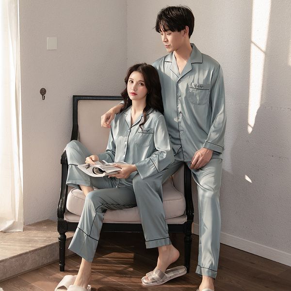 2pcs pajamas set lovers sleepwear nightwear satin embroidery letter kimono robe gown pyjamas suit casual shirt&pants homewear, Black;brown
2pcs pajamas set lovers sleepwear nightwear satin embroidery letter kimono robe gown pyjamas suit casual shirt&pants homewear, Black;brown