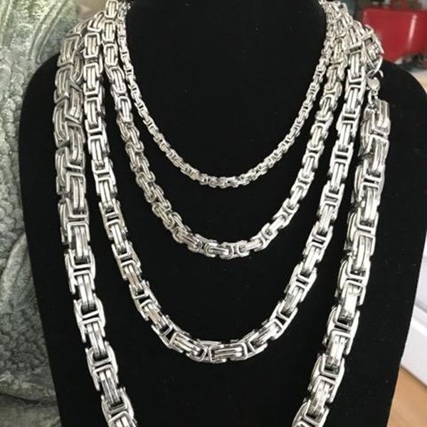 silver color chunky huge large byzantine box link chain stainless steel necklace men jewelry,6mm/8mm/12mm/15mm
silver color chunky huge large byzantine box link chain stainless steel necklace men jewelry,6mm/8mm/12mm/15mm