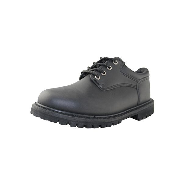 male waterproof safety oxford work shoes oil and slip resistant leather casual lace up big size shoes for men, Black
male waterproof safety oxford work shoes oil and slip resistant leather casual lace up big size shoes for men, Black