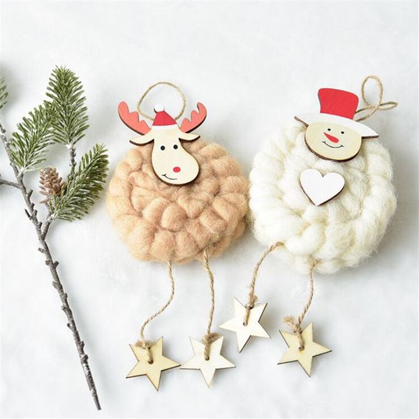 lovely elk pendant pure handicraft wool felt christmas decor cute little sheep home room ornaments holiday atmosphere decoration
lovely elk pendant pure handicraft wool felt christmas decor cute little sheep home room ornaments holiday atmosphere decoration