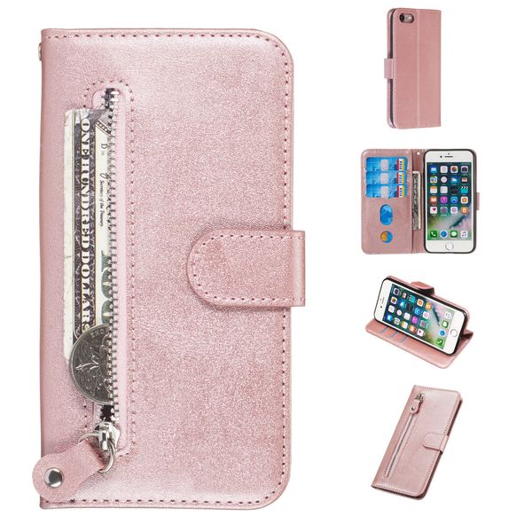 pure zipper pu leather case for iphone se 2020 cover calf pattern flip stand wallet with card slot
pure zipper pu leather case for iphone se 2020 cover calf pattern flip stand wallet with card slot