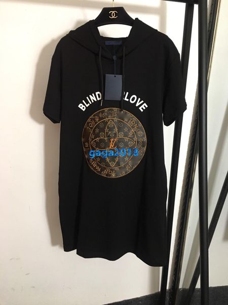 high end women girl short hooded shirt dress вышивка монограмма письмо патч с коротким рукавом a-line юбка длинная футболка мода дизайн плат, Black
high end women girl short hooded shirt dress вышивка монограмма письмо патч с коротким рукавом a-line юбка длинная футболка мода дизайн плат, Black