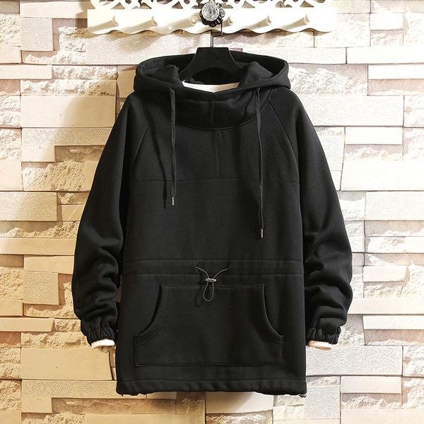 winter harajuku men's sweatshirt moletom casual pure color turtleneck men hoodies sweatshirts long sleeves velvet hoodie, Black
winter harajuku men's sweatshirt moletom casual pure color turtleneck men hoodies sweatshirts long sleeves velvet hoodie, Black