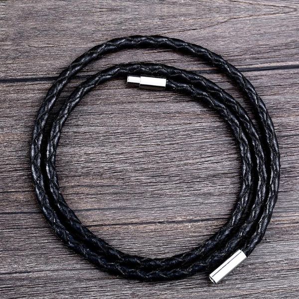 chains genuine leather necklace beads titanium steel link men choker stainless male female accessories fashion, Silver
chains genuine leather necklace beads titanium steel link men choker stainless male female accessories fashion, Silver