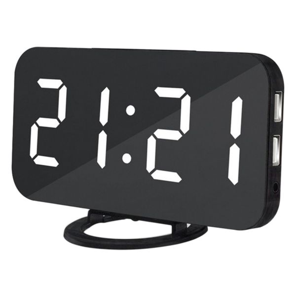 new 1pc led mirror alarm clock dual-usb output for mobile phone charging home decoration
new 1pc led mirror alarm clock dual-usb output for mobile phone charging home decoration