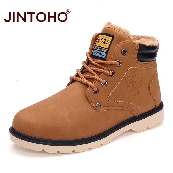 jintoho 2017 new winter men shoes fashion casual men winter boots leather boots snow ankle male snow shoes, Black
jintoho 2017 new winter men shoes fashion casual men winter boots leather boots snow ankle male snow shoes, Black