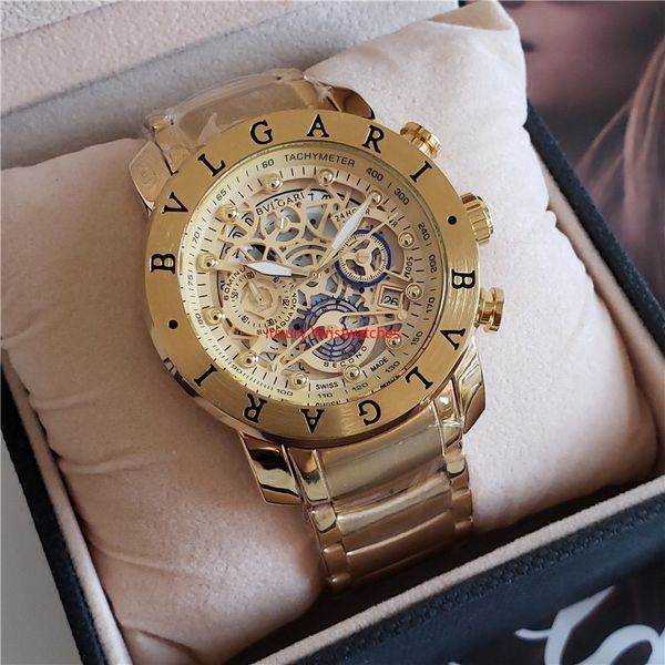 2019 exquisite watch full pointer work 45mm fashion watch classic men's watch famous male clock, Slivery;brown
2019 exquisite watch full pointer work 45mm fashion watch classic men's watch famous male clock, Slivery;brown
