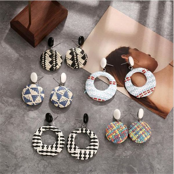 vintage weave drop earrings for women bohemia multicolor weave earrings statement fashion summer jewelry party gifts, Silver
vintage weave drop earrings for women bohemia multicolor weave earrings statement fashion summer jewelry party gifts, Silver