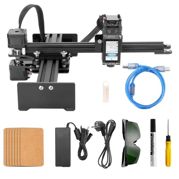 7w small laser engraving machine desksingle arm engraver portable diy engraving carving machine mini carver with u disk
7w small laser engraving machine desksingle arm engraver portable diy engraving carving machine mini carver with u disk