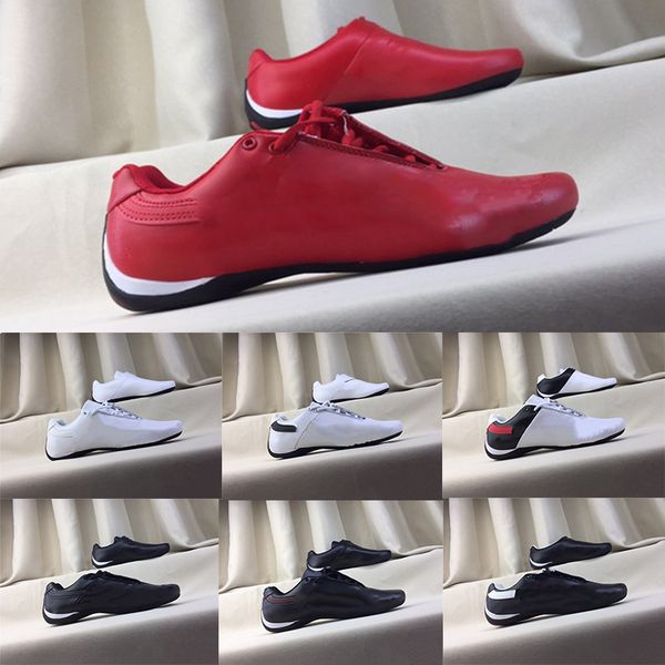 2019 Errari Locomotive Shoes Future Cat Leather SF Casual Shoes Mens Women Triple White Black Red Fashion Drive Designer Men Sneakers 37-45
2019 Errari Locomotive Shoes Future Cat Leather SF Casual Shoes Mens Women Triple White Black Red Fashion Drive Designer Men Sneakers 37-45