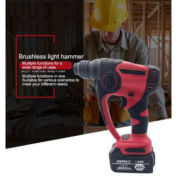 228vf 88v cordless electric drill electric screwdriver hammer 800w with 2 10000mah lithium-ion battery power tool
228vf 88v cordless electric drill electric screwdriver hammer 800w with 2 10000mah lithium-ion battery power tool