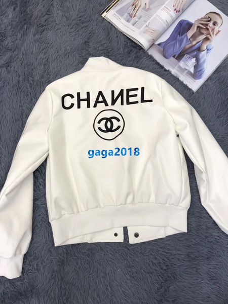 High end women girl leather bomber jacket with letter motif ingle brea ted long leeve coat runway milan fa hion de ign outerwear top
High end women girl leather bomber jacket with letter motif ingle brea ted long leeve coat runway milan fa hion de ign outerwear top
