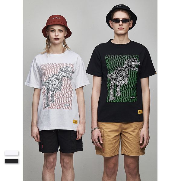 cotton t-shirts men women summer clothing male female t shirts tees fashion print dinosaur short sleeve o-neck tshirts man, White;black
cotton t-shirts men women summer clothing male female t shirts tees fashion print dinosaur short sleeve o-neck tshirts man, White;black
