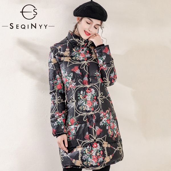 seqinyy winter coat 2020 autumn new fashion design women long sleeve flowers thick tassel print black warm long top
seqinyy winter coat 2020 autumn new fashion design women long sleeve flowers thick tassel print black warm long top