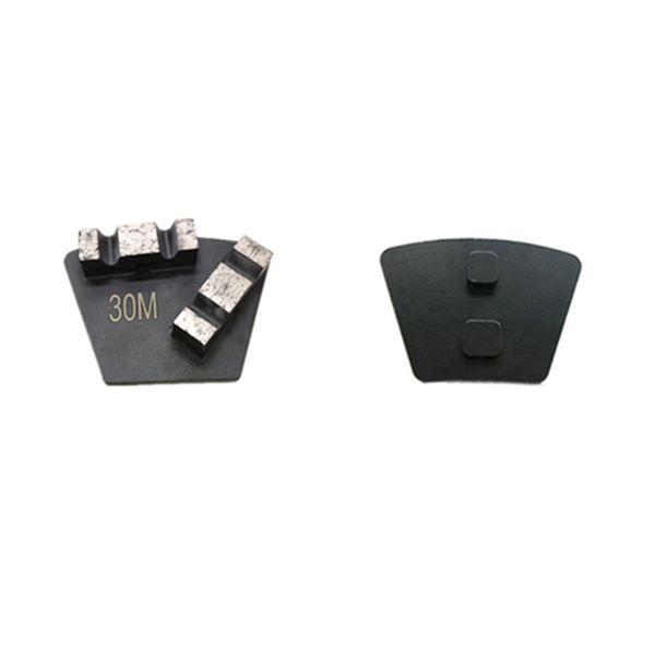 factory prices wholesale diamond concrete grinding pads two pins trapezoid grinding block with two m shape segments 12pcs
factory prices wholesale diamond concrete grinding pads two pins trapezoid grinding block with two m shape segments 12pcs