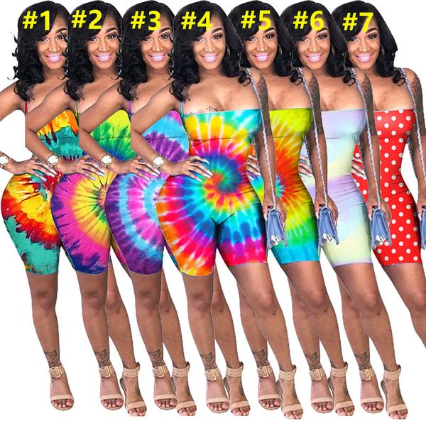 women tie dye short jumpsuit sleeveless backless rompers rainbow overalls bodysuit summer bodycon clothes suspenders 3036, Black;white
women tie dye short jumpsuit sleeveless backless rompers rainbow overalls bodysuit summer bodycon clothes suspenders 3036, Black;white