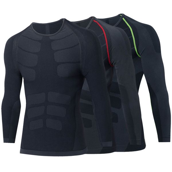 2020 brand seamless long sleeves men's sportswear fitness tights t-shirt training underwear compression black gym shirt, Black;blue
2020 brand seamless long sleeves men's sportswear fitness tights t-shirt training underwear compression black gym shirt, Black;blue