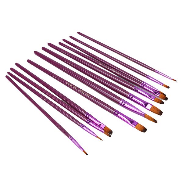 nylon hair flat tip artist paint brush pen set oil painting drawing painting pen for watercolor wood 12pcs/lot
nylon hair flat tip artist paint brush pen set oil painting drawing painting pen for watercolor wood 12pcs/lot
