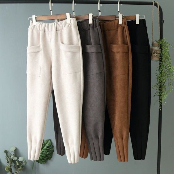 winter suede women running pants high waist drawstring pants female trousers autumn 2020, casual loose sweatpants for women, Black;white
winter suede women running pants high waist drawstring pants female trousers autumn 2020, casual loose sweatpants for women, Black;white