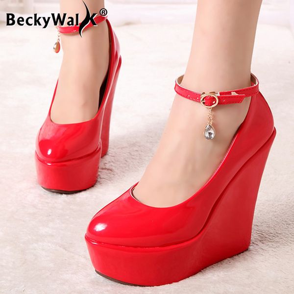 2020 new wedding shoes woman bride women's wedges shoes ultra high heels ladies shoes female ankle strap pumps wsh2598, Black
2020 new wedding shoes woman bride women's wedges shoes ultra high heels ladies shoes female ankle strap pumps wsh2598, Black