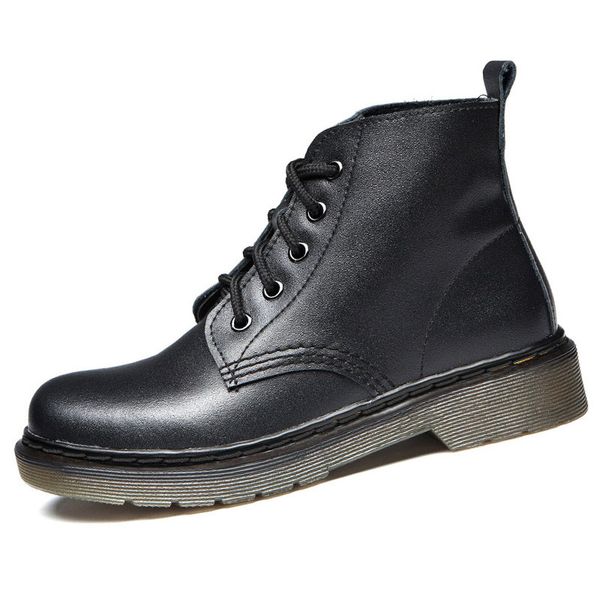 genuine leather boots women plus size 44 winter boots fur ankle botas mujer punk flat platform autumn leather shoes woman, Black
genuine leather boots women plus size 44 winter boots fur ankle botas mujer punk flat platform autumn leather shoes woman, Black