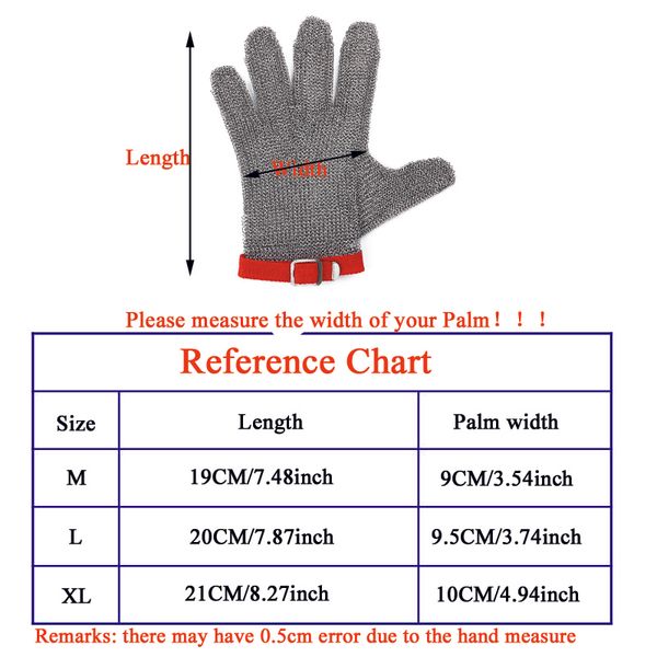 iyounice hig quality safety cut meat proof protect glove 100% stainless steel 304 metal mesh butcher gloves
iyounice hig quality safety cut meat proof protect glove 100% stainless steel 304 metal mesh butcher gloves