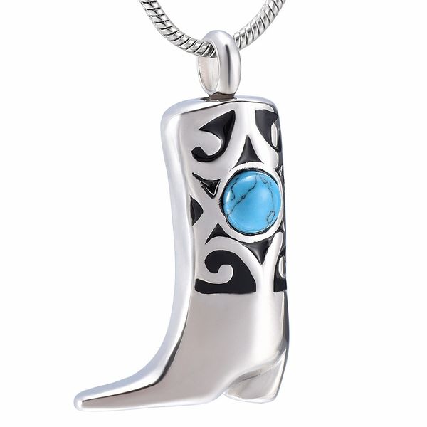inlay blue stone cremation jewelry women's cinderella necklace stainless steel boot shaped cremation jewelry pendant ijd9989, Silver
inlay blue stone cremation jewelry women's cinderella necklace stainless steel boot shaped cremation jewelry pendant ijd9989, Silver
